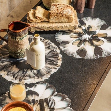 Figurine oiseau perroquet en verre multicolore